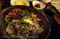 逗子で生しらすを食べる